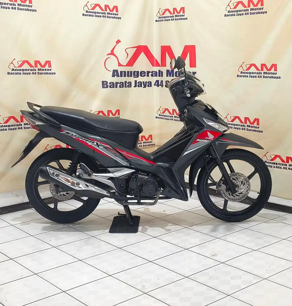 Am Barata #Ready Honda supra x 125 fi Tahun 2021 warna hitam
