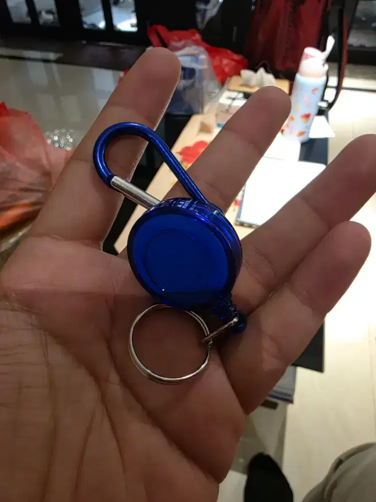 Retractable Keychain Flexibel Yoyo Tarik ID Card, Gantungan Kunci