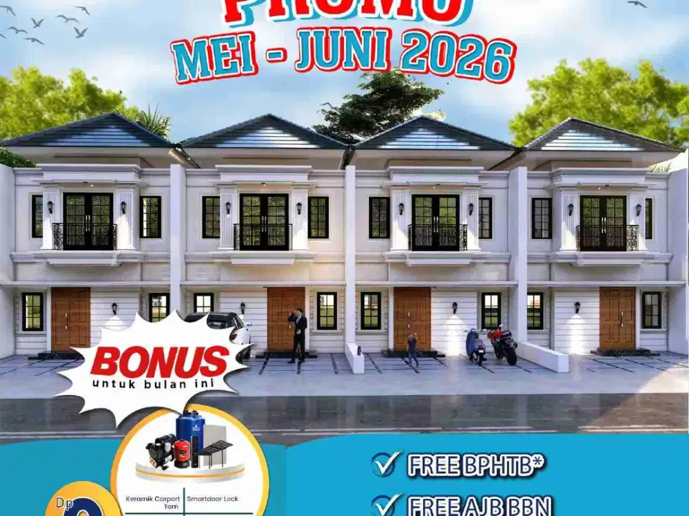 Rumah Dijual di Apit 3 Tol sawangan,kukusan,limo. Lokasi Strategis Nempel Jaksel