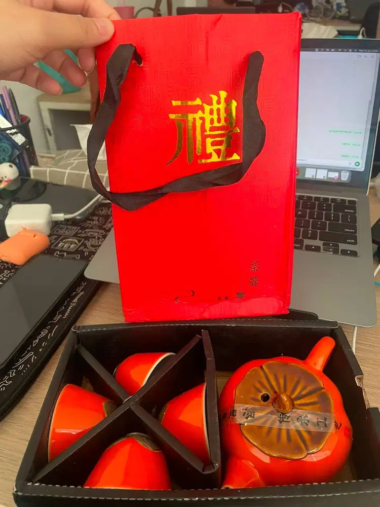 Set Teko Teh Keramik China (Gong Fu Set / Tea Pai Set)