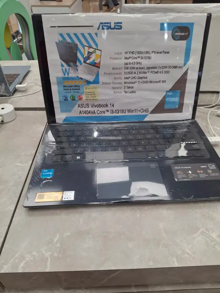 Promo cicilan laptop asus vivobook 14 intel corei3 bebas kali angsuran