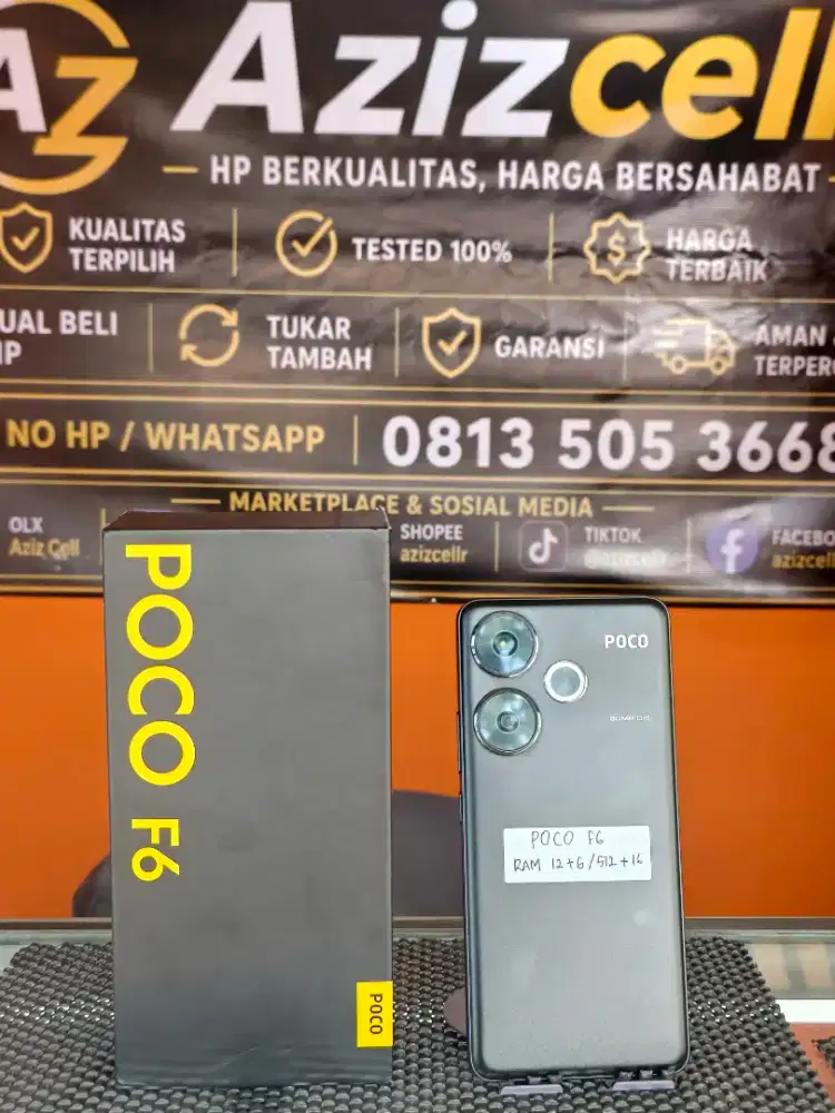 POCO F6 RAM 12+6 / 512+16