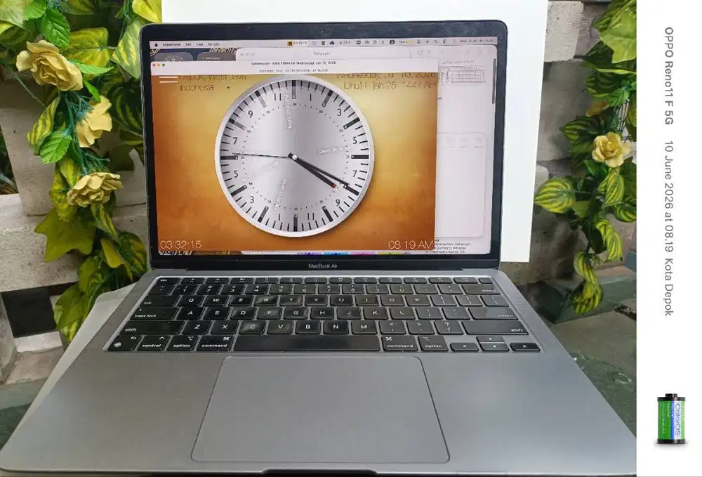Macbook M1 RAM 8GB SSD 512 Second Mulus 99%