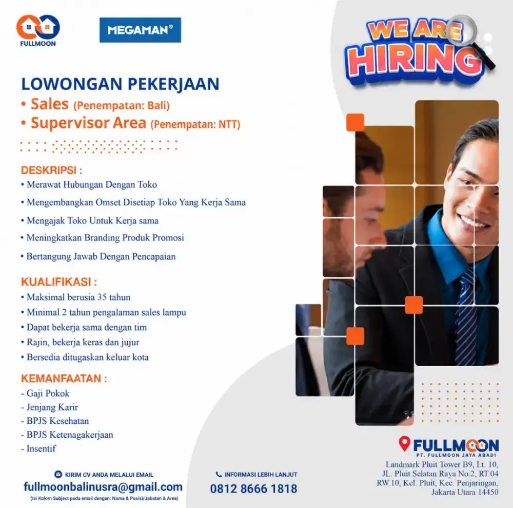 Sales & Supervisor Area