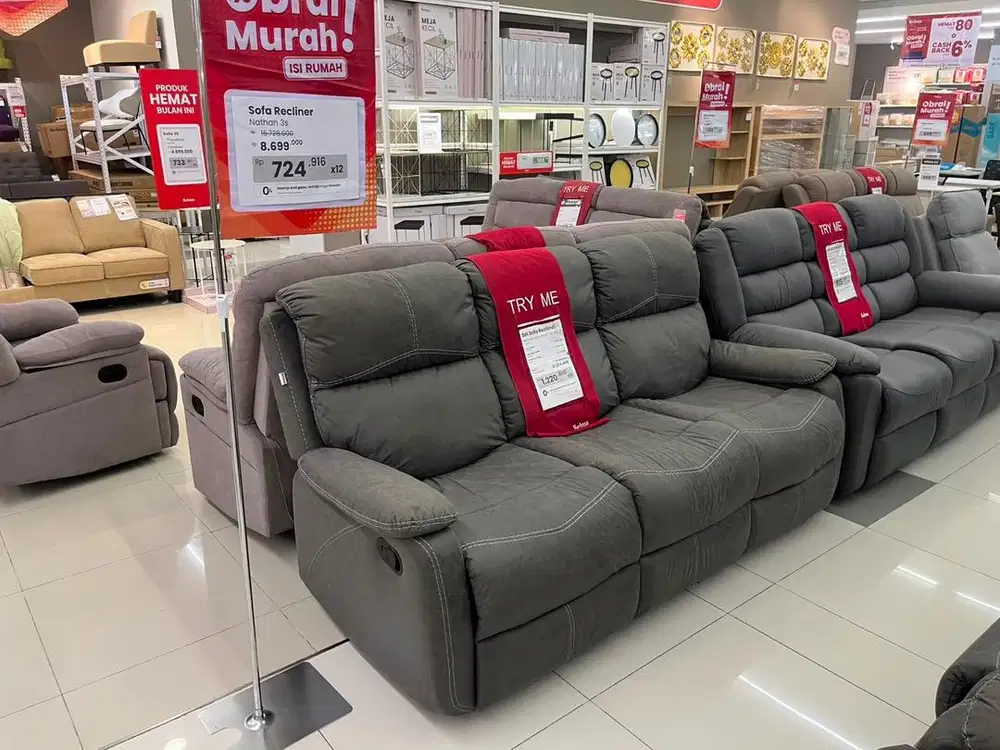 NATHAN SOFA RECLINER 3Seater