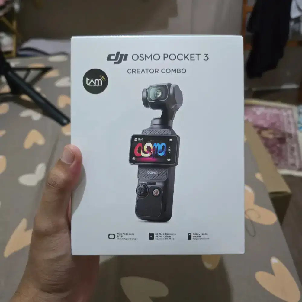 DJI OSMO POCKET 3 Creator Combo Segel Baru BNIB TAM Murah Ajaaa