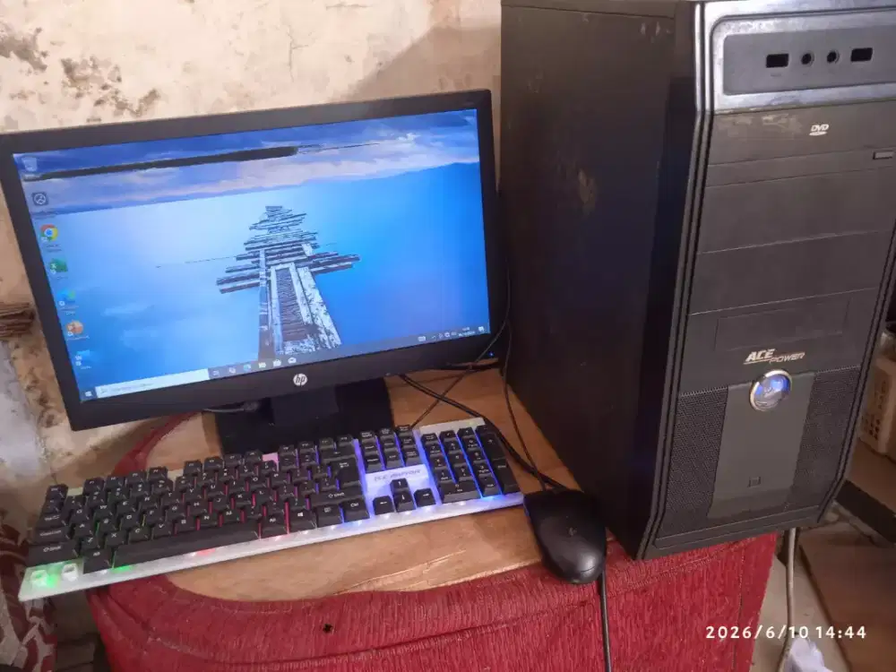 PC fullset murah ram 4 gb hardisk 1 Tb