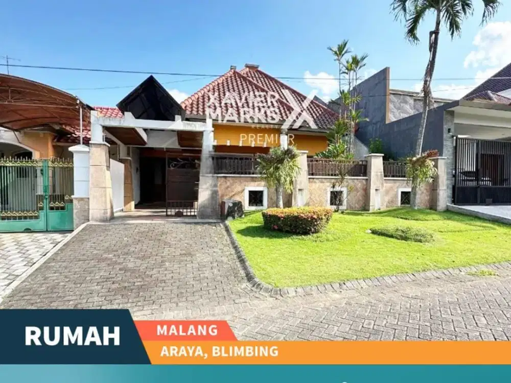 Dijual Rumah Kawasan Premium di Araya Malang Furnished