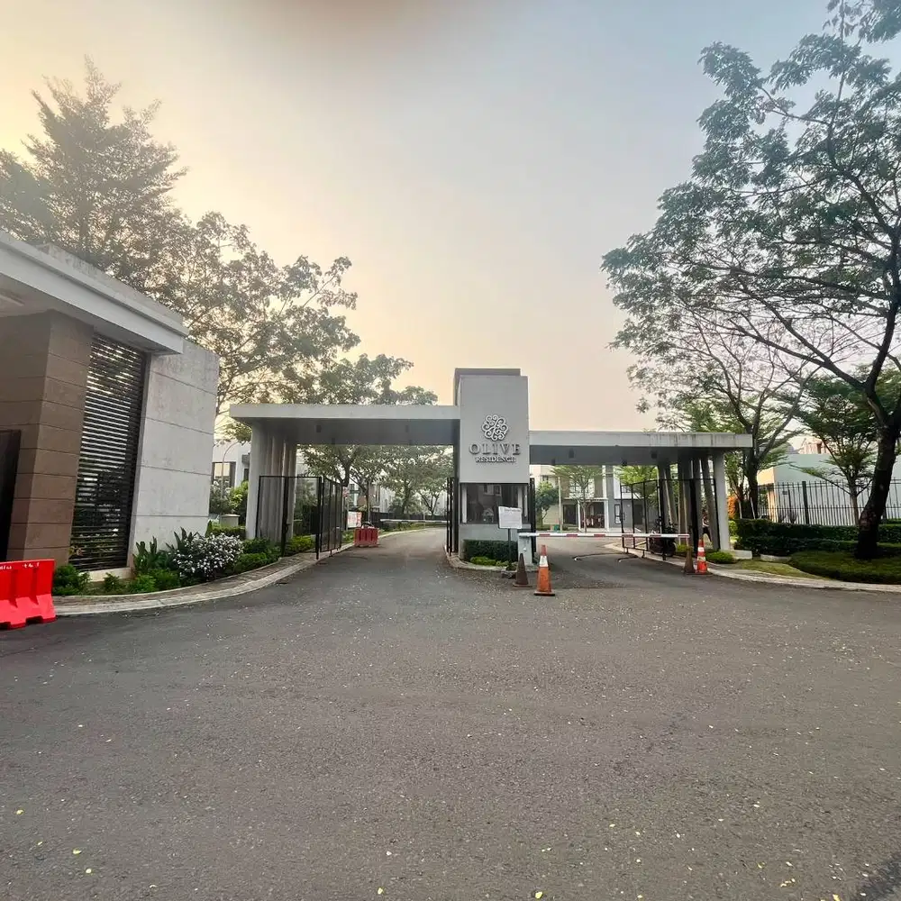 Cluster Olive, Summarecon Bekasi. Disewakan rumah 2 lt, 2 kamar tidur.