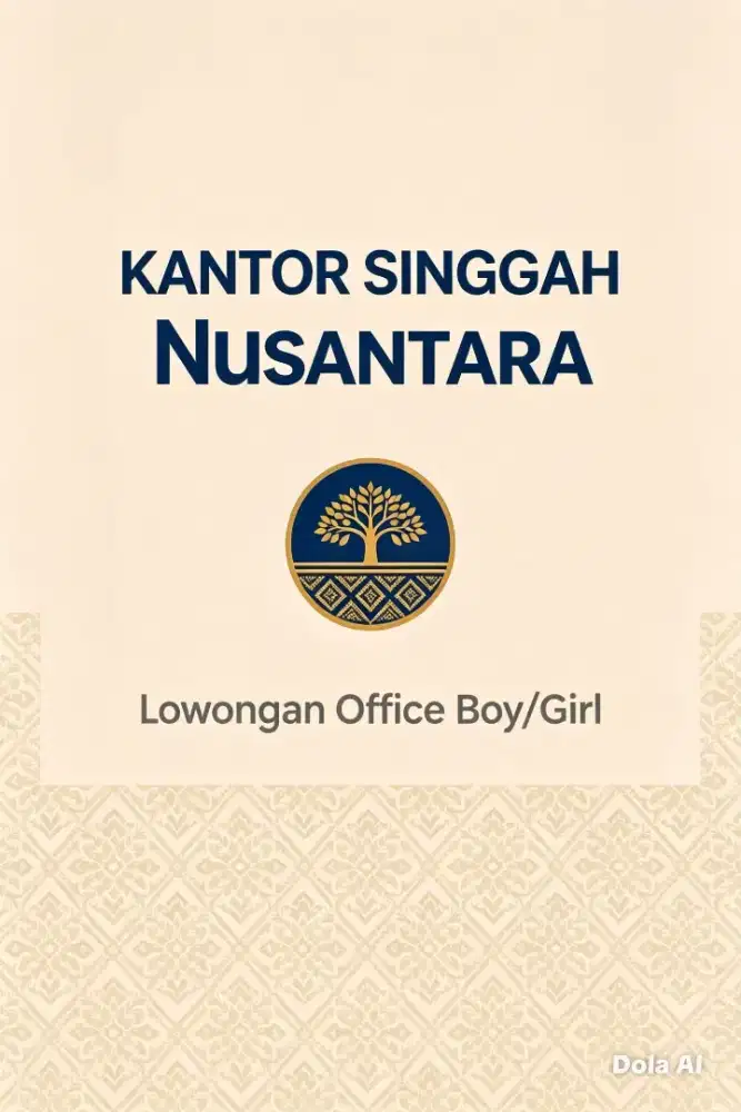 Lowongan office boy/Girl