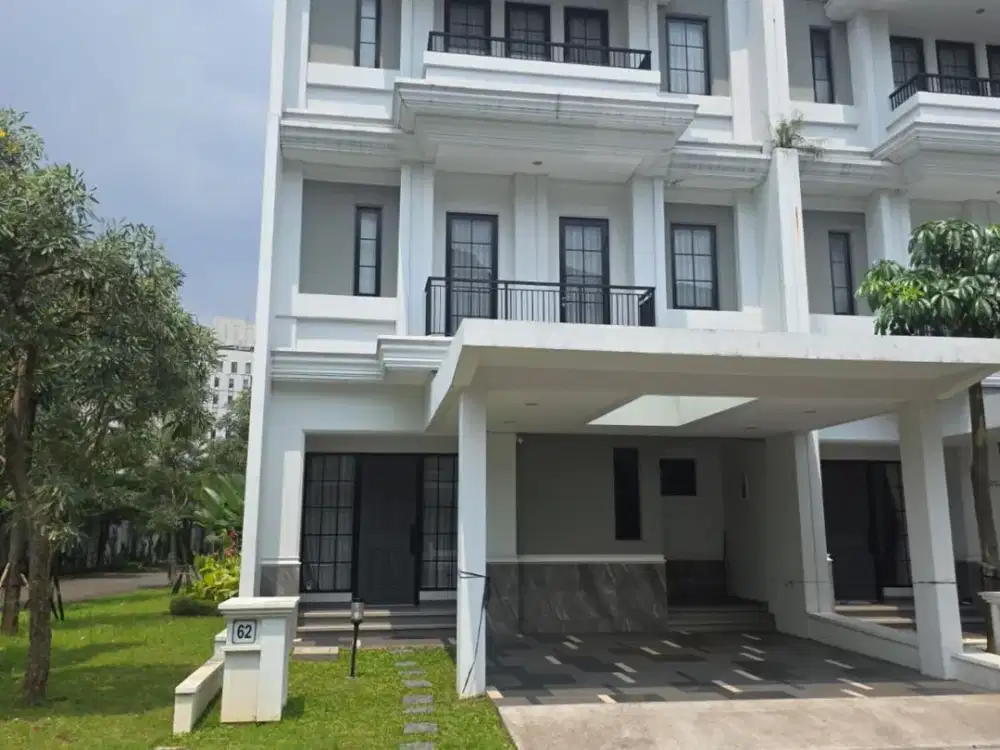 Disewakan Rumah 3 Lantai Siap Huni di Cluster Winona Alam Sutera