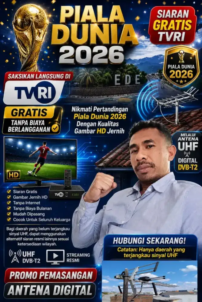 Teknisi Antena Uhf Digital Area seluruh Surabaya dan sekitarnya
