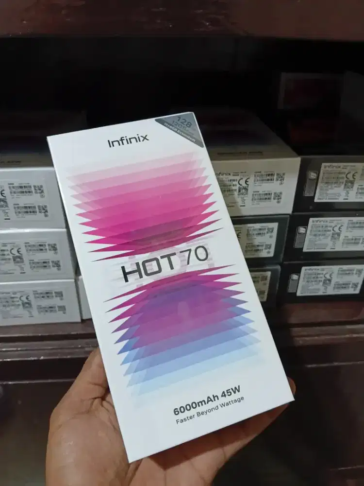 Infinix Hot 70 6/128 Baru Bnib