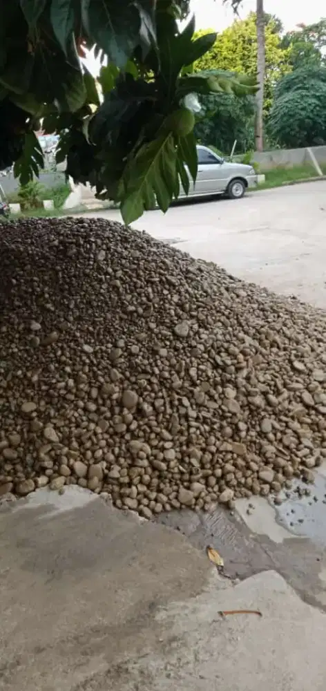 Pasir pasang batu kali sirdam limestone abu batu pasir urug