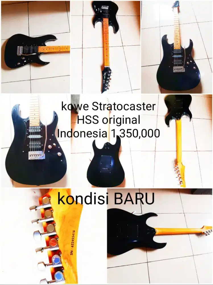 Gitar listrik Stratocaster oryginal Indonesia