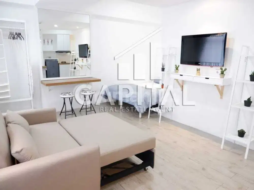 Unit Lux dan Cantik Grand Asia Afrika Type 2Br di Tower Favorit Tower B Lantai 3 Aktif Tersewa Via Travelio Roi 10 Persen