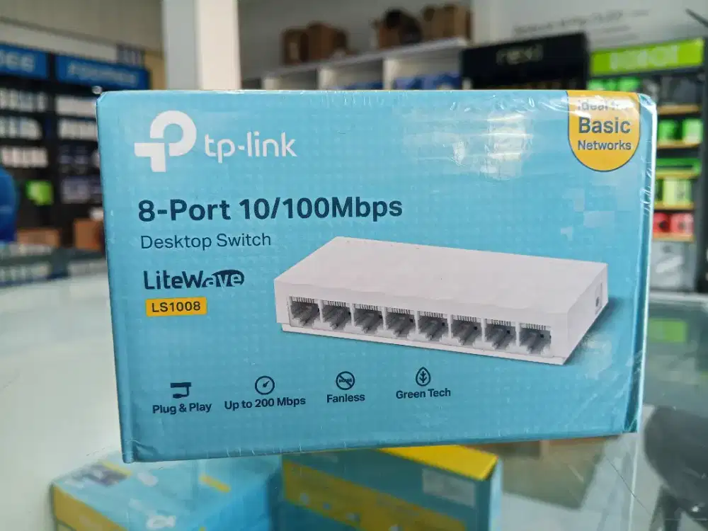 SWITCH TP-LINK HUB LAN LS1008 8 PORT