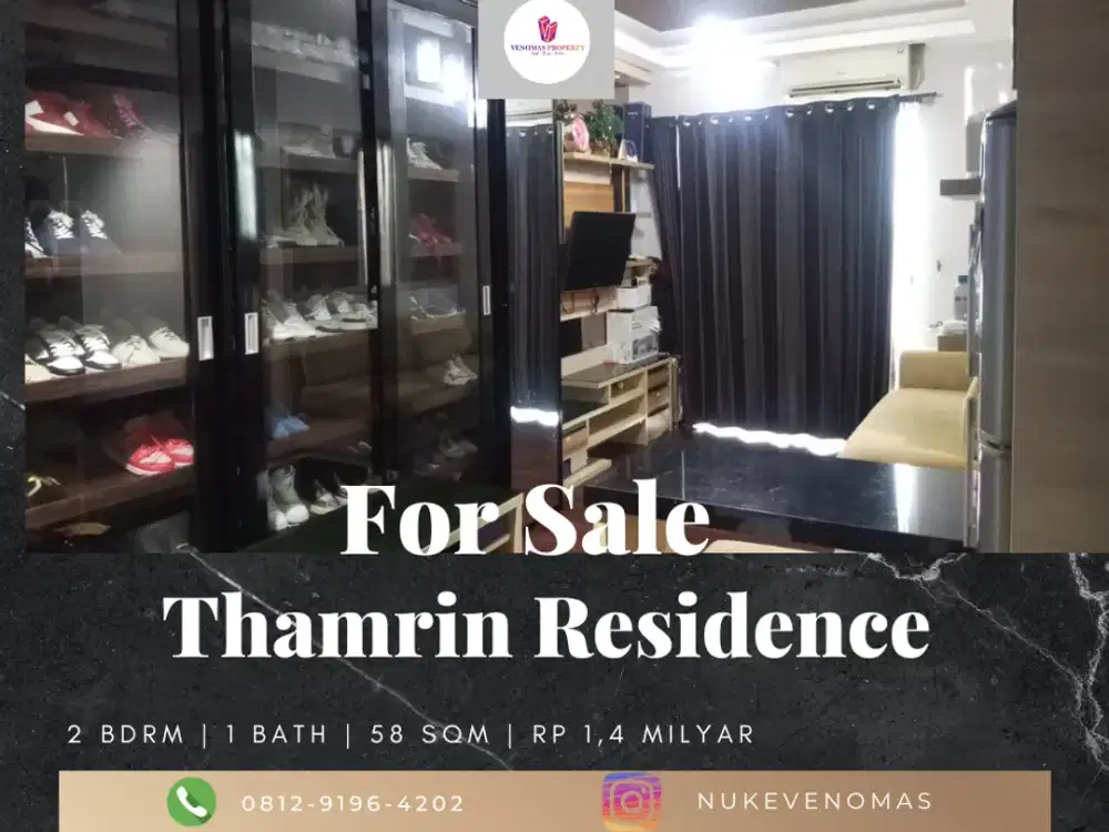 Dijual Aparrtement Thamrin Residence 2BR Full Furnished Tower C
