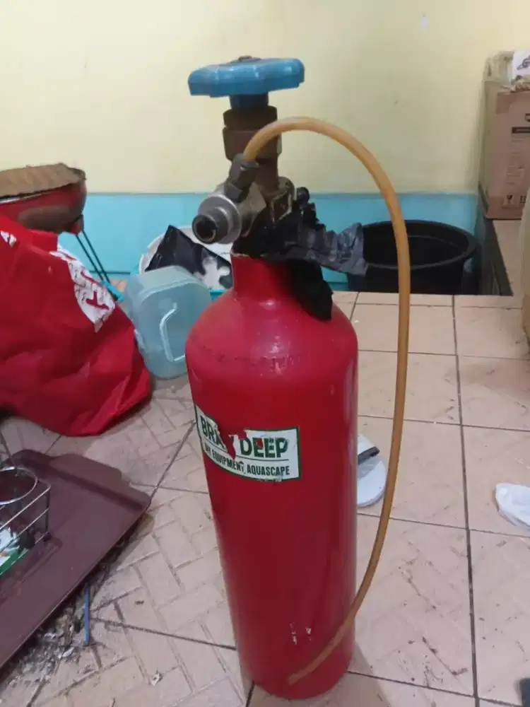 Tabung gas co2 u tuk aquascape bekas