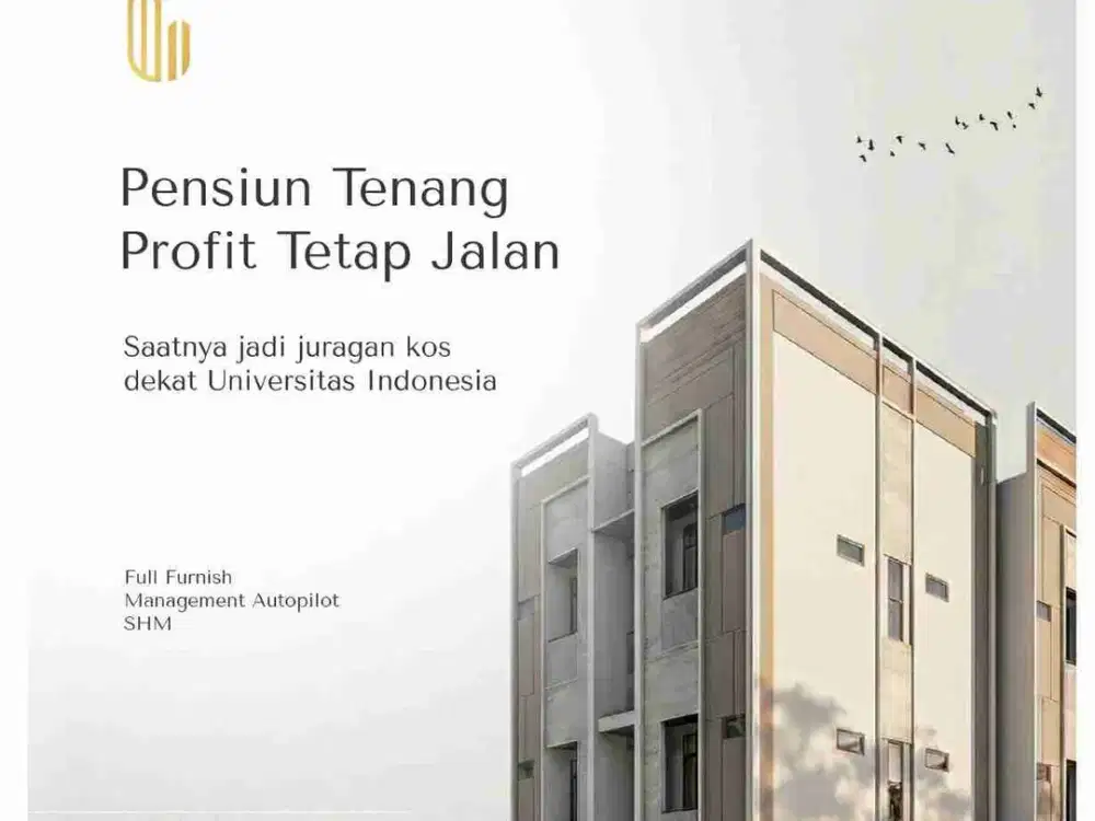 Jual Kosan Baru Dekat Kampus UI Kota Depok 5 Kamar + 5 KM, Kos di kukusan