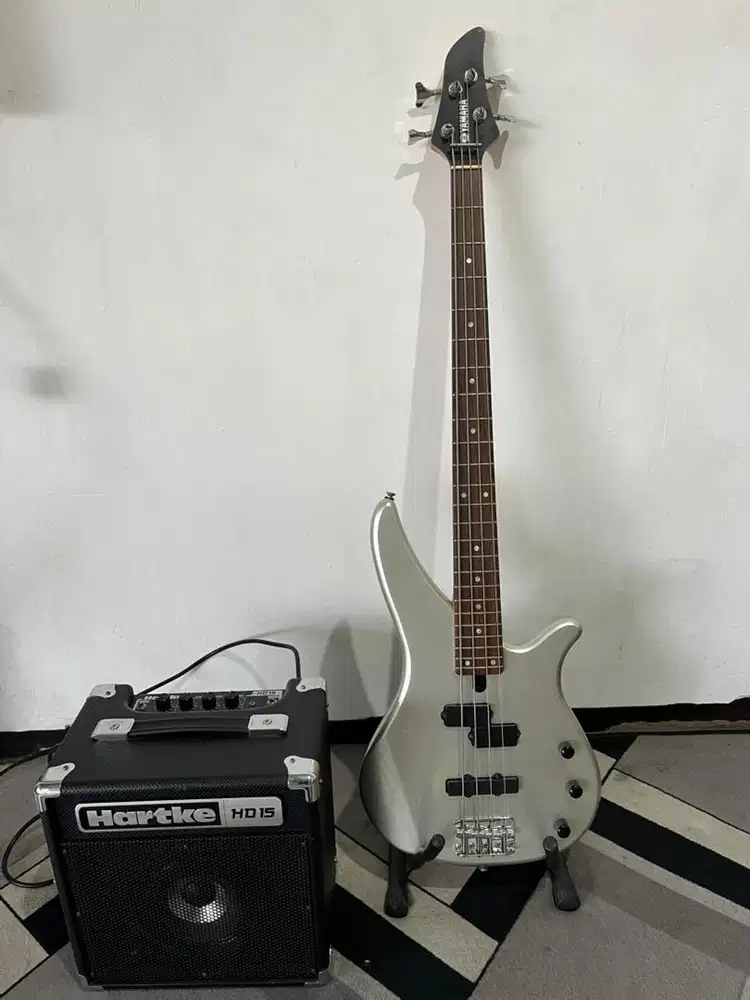 bass yamaha rbx270j original hartke hd15