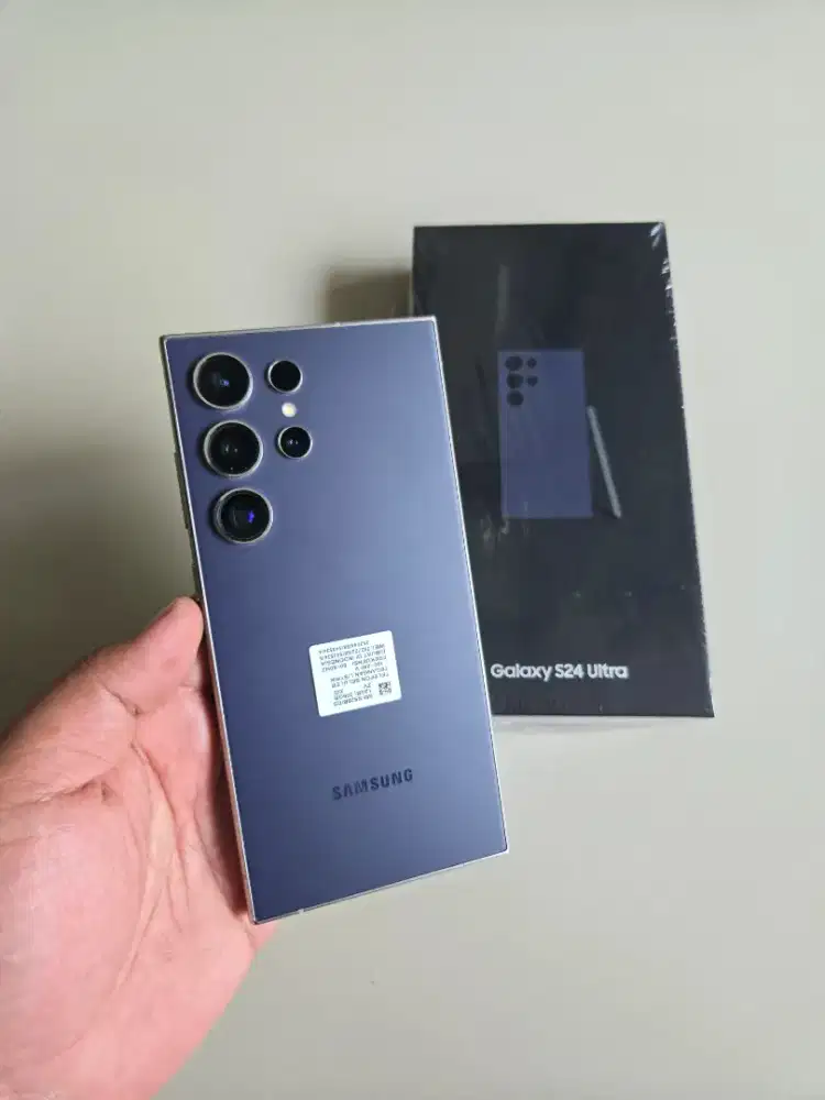 Samsung S24 Ultra 5G 12/256 Violet SEIN Resmi Indo Fullset Mulus Murah