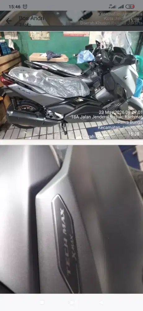 Yamaha x max techmax 2026 kondisi 100% baru ga jadi pakai (0 km)