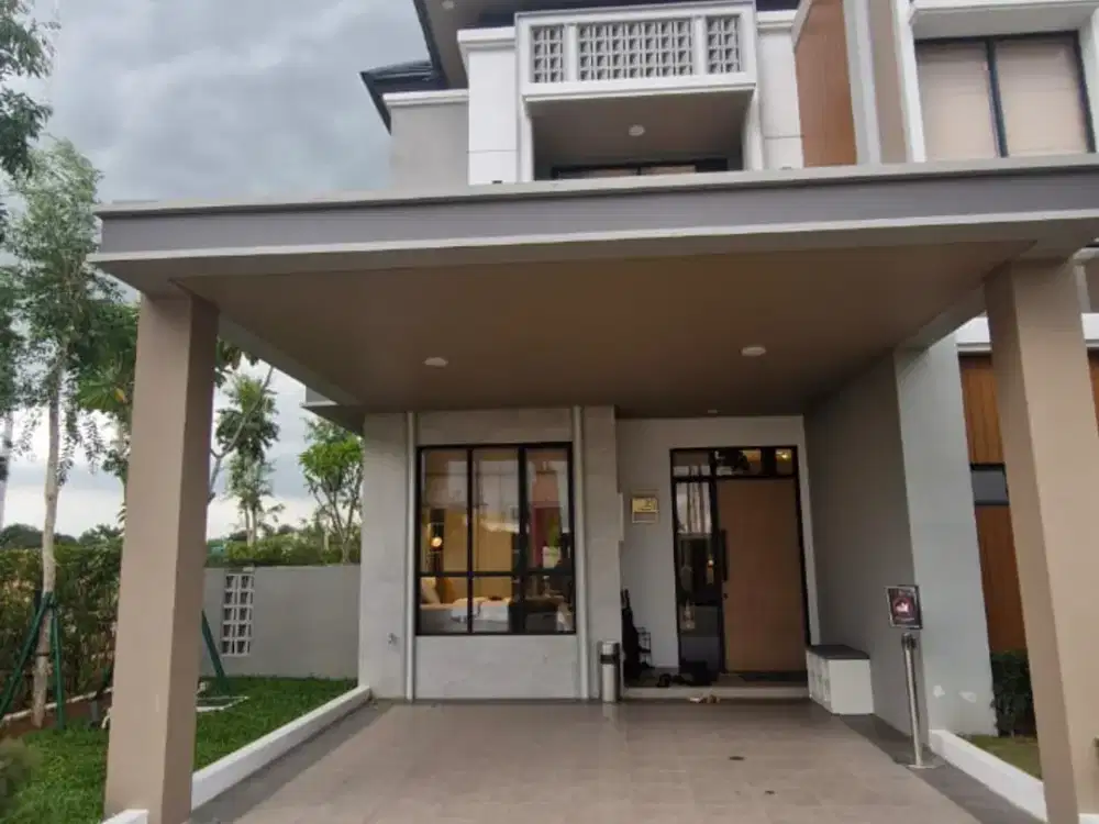 Dijual Rumah Modern Tropis 2 Lantai - Cluster Parkland Podomoro Karawang (Tipe L8)
