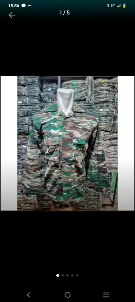 Baju pdl matra darat lama