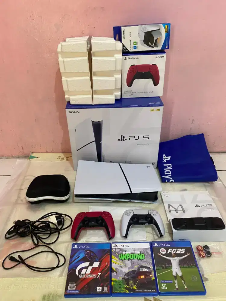 Ps5 slim disc 1tb ex inter fullset plus bonus