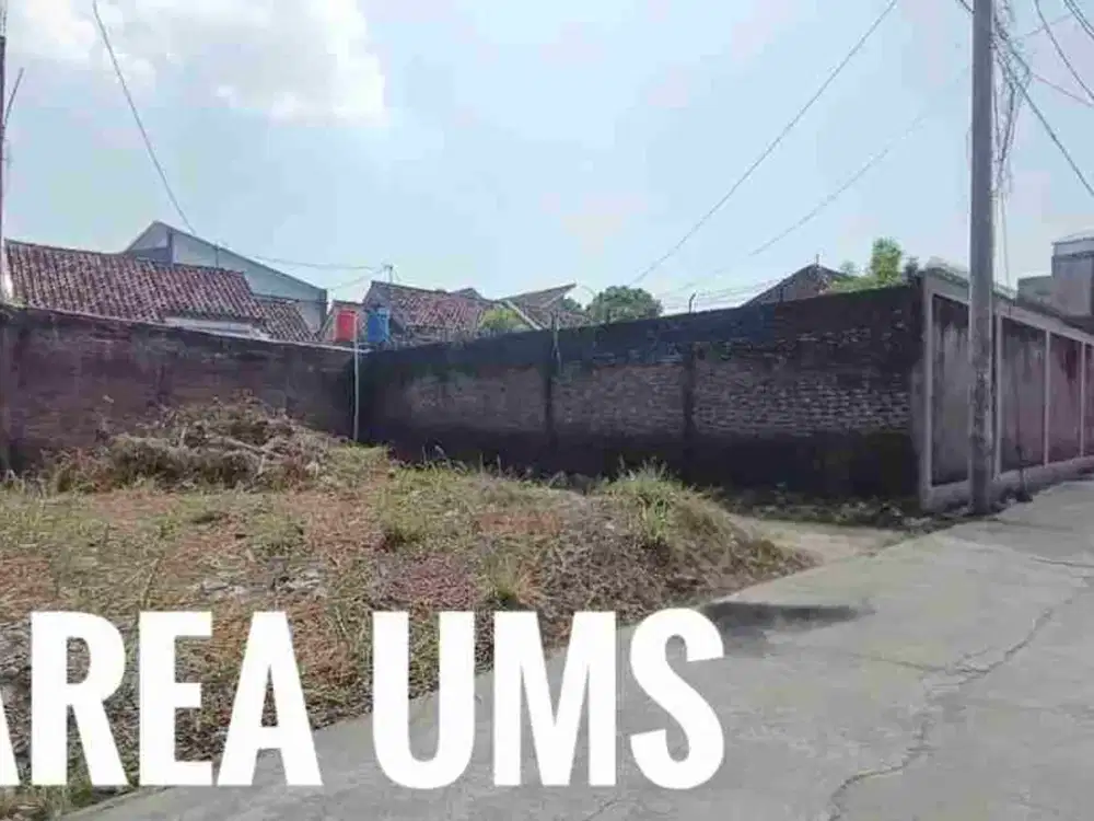 tanah dekat kampus ums solo