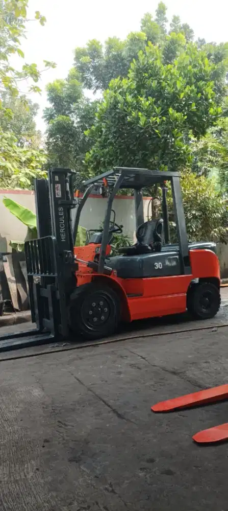 Forklift Merk Hercules 3 Ton,3 Meter,Manual,Mesin Isuzu,Tahun 2023