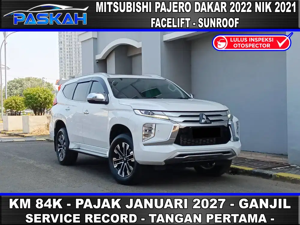 PAJERO DAKAR 2022 NIK 2021 SUNROOF