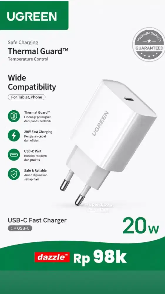 Tc ugreen 20 Watt white 60450