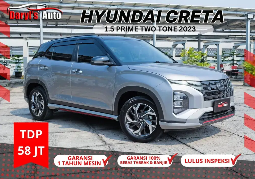2023 HYUNDAI CRETA PRIME 1.5 TWO TONE Panoramic  Tdp 58jt