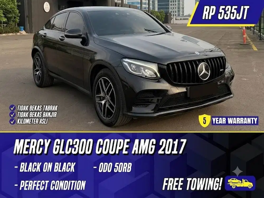 [ GARANSI 5TH ] Mercedes Benz GLC300 Coupe AMG 2017 Mercy GLC 300