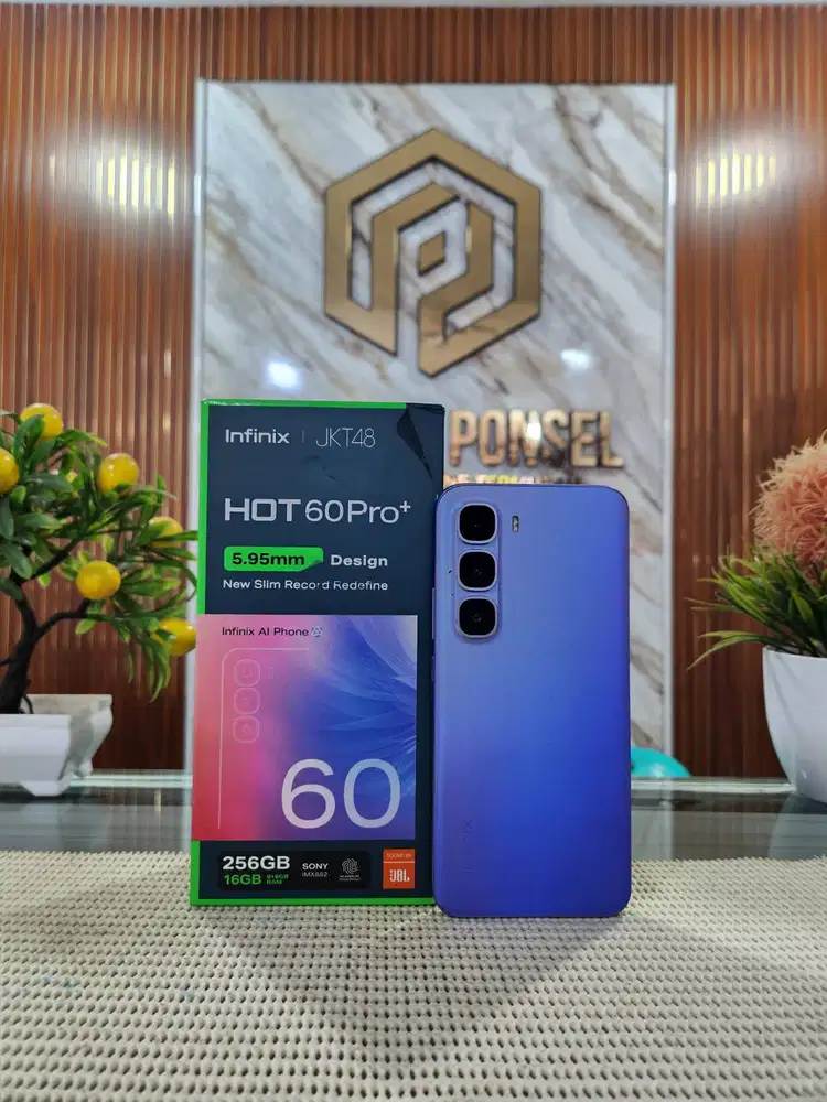 Infinix Hot 60 Pro Plus Ram 8+8Gb/ 256Gb Fullset Mulus Original 100%