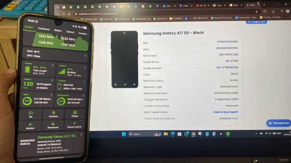 SAMSUNG GALAXY A17 5G 8/256 GB