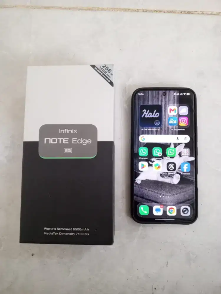 infinix note edge 8/256 garansi panjang
