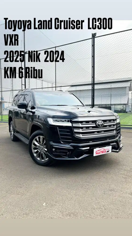 Toyota Land Cruiser LC300 VXR 2025 Nik24 Black on black Siap pakai