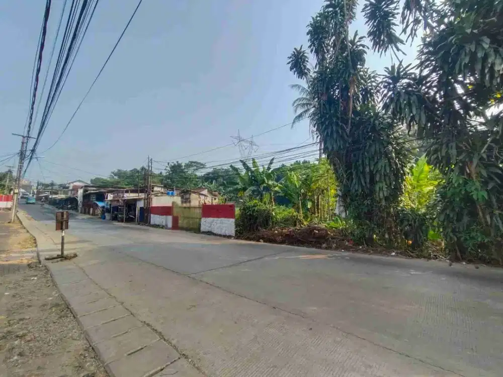 Tanah Komersial di Jalan Roda Pembangunan Nanggewer Bogor