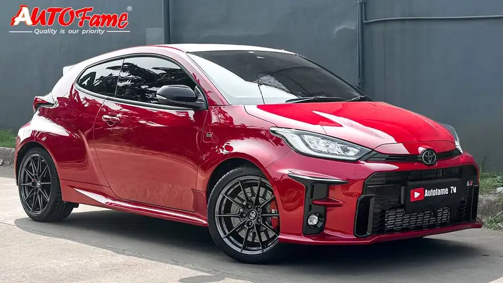 KM700 PERAK Toyota GR Yaris 1.6L Turbocharger MT NIK 2022 Red On Black