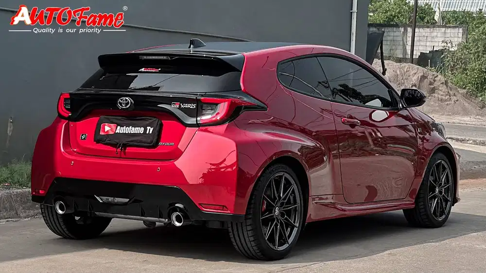 KM700 PERAK Toyota GR Yaris 1.6L Turbocharger MT NIK 2022 Red On Black