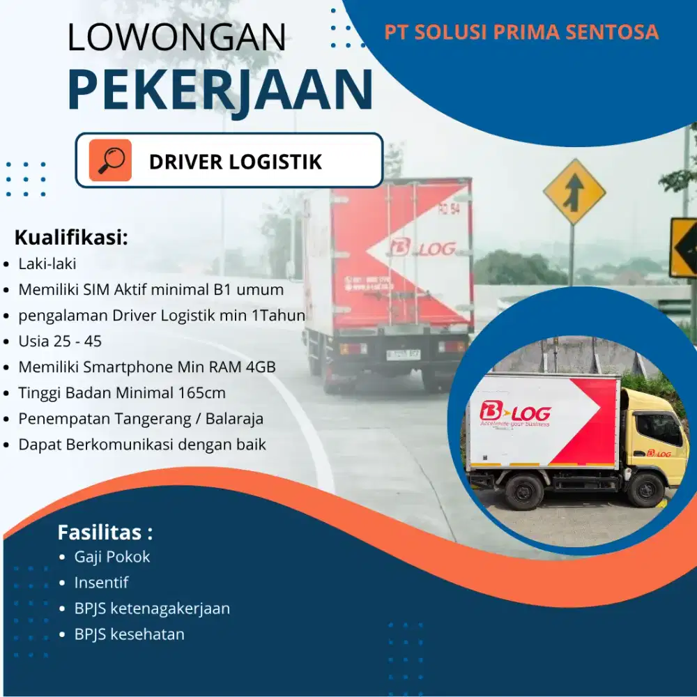 Lowongan Driver Logistik