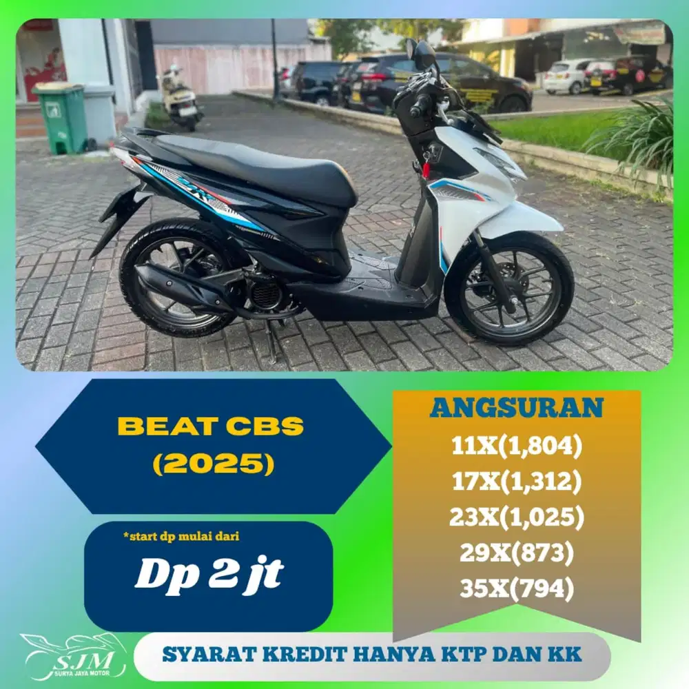 HONDA BEAT CBS 2025 SIAP PAKAI