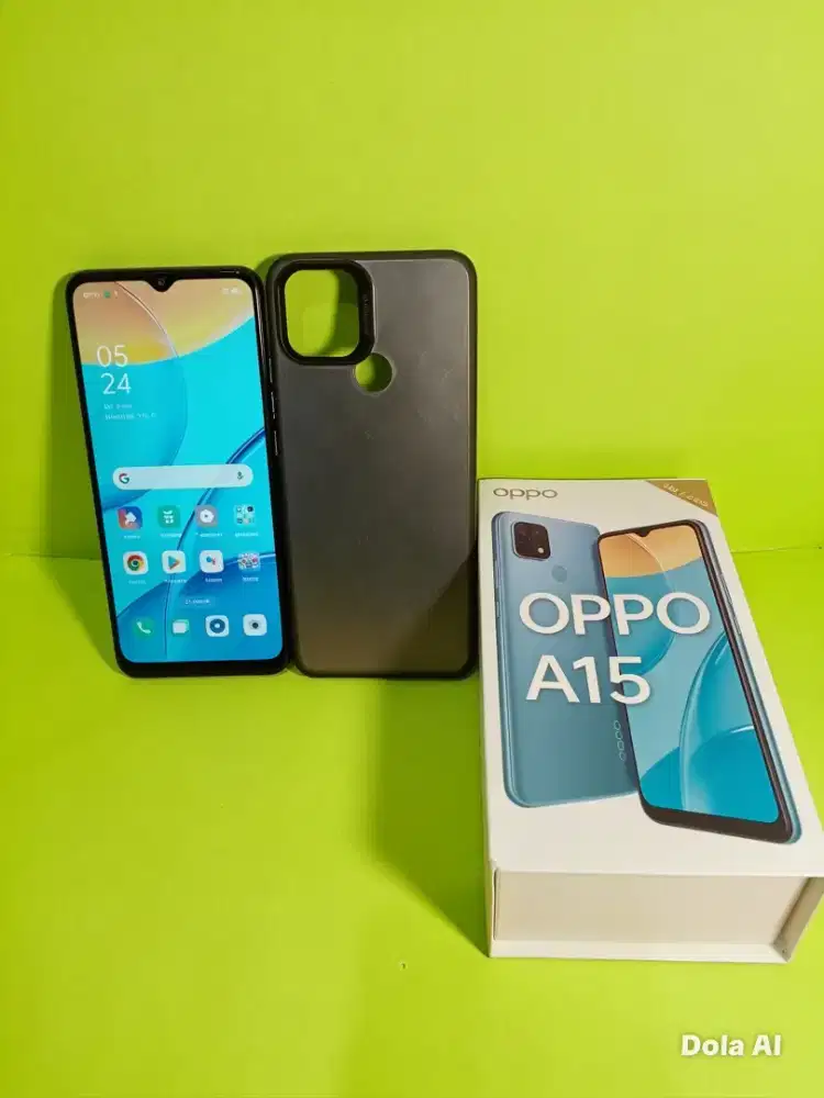 Oppo a15 ram 3/32 4g Lte lengkap mulus