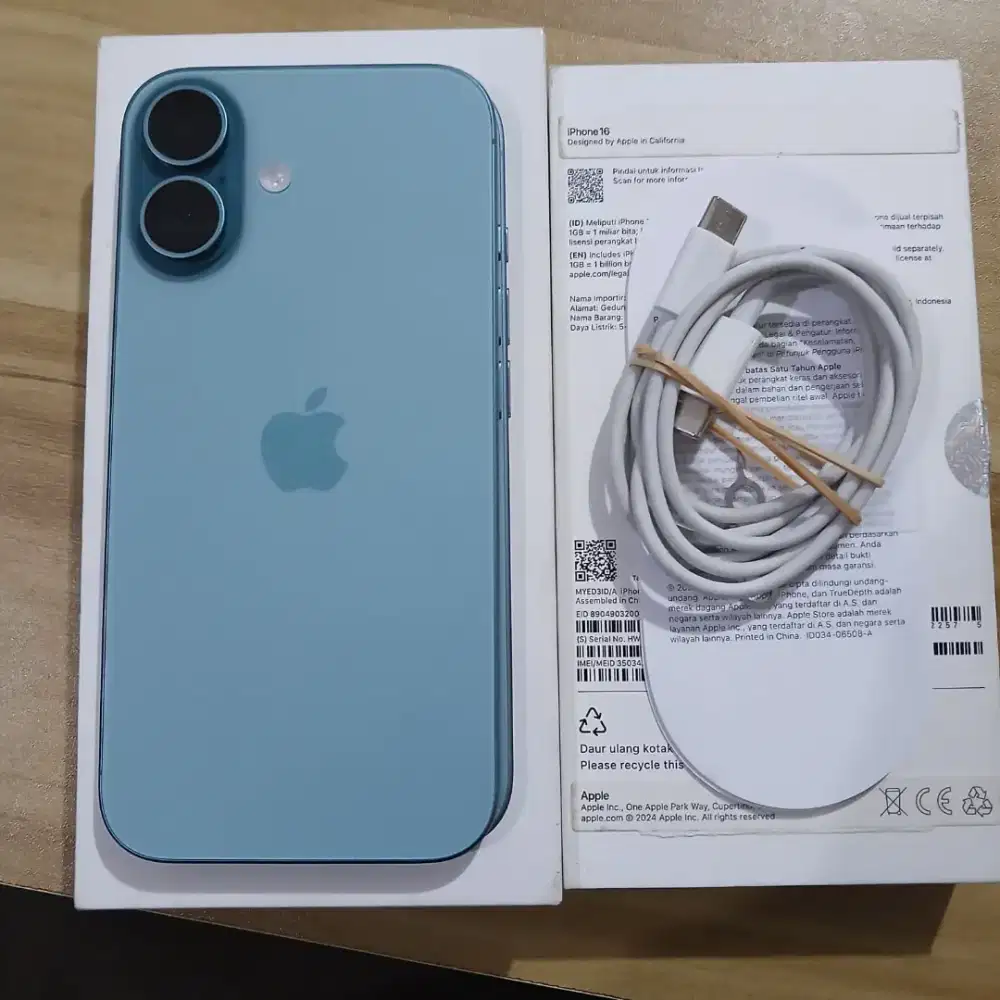 Iphone16 128gb 13,2juta