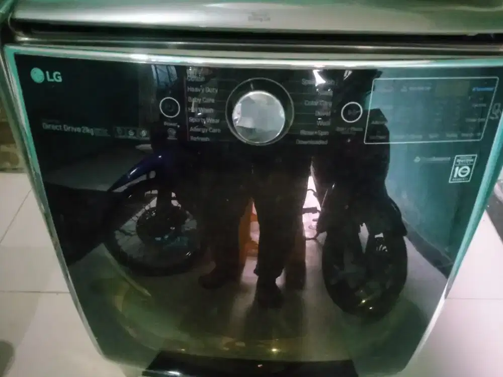 mesin cuci LG front loading 21 kg