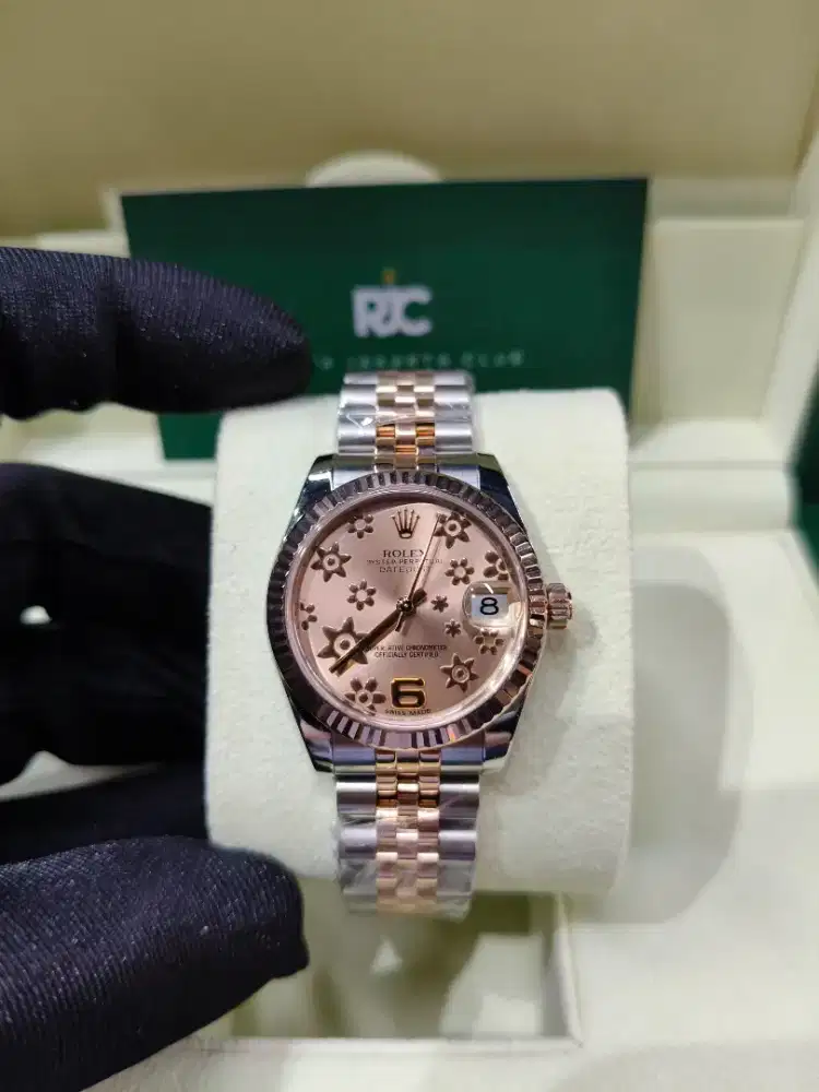 jam tangan Rolex Datejust 31 Pink Floral RG