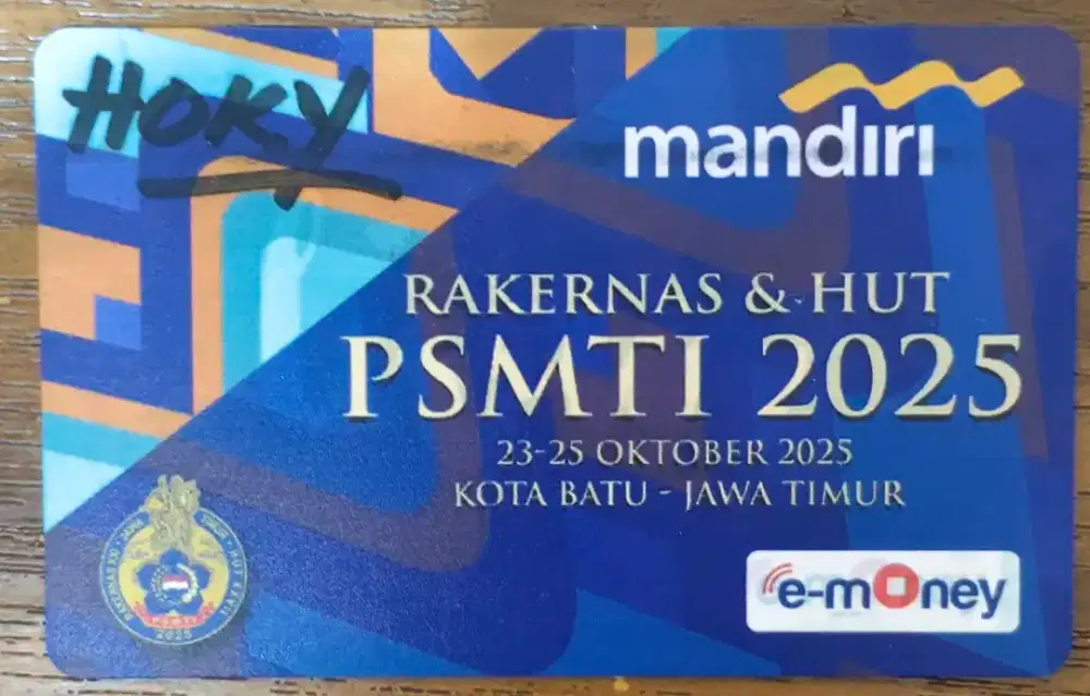 Di Jual cepat, E-Money Mandiri (Edisi khusus PSMTI).